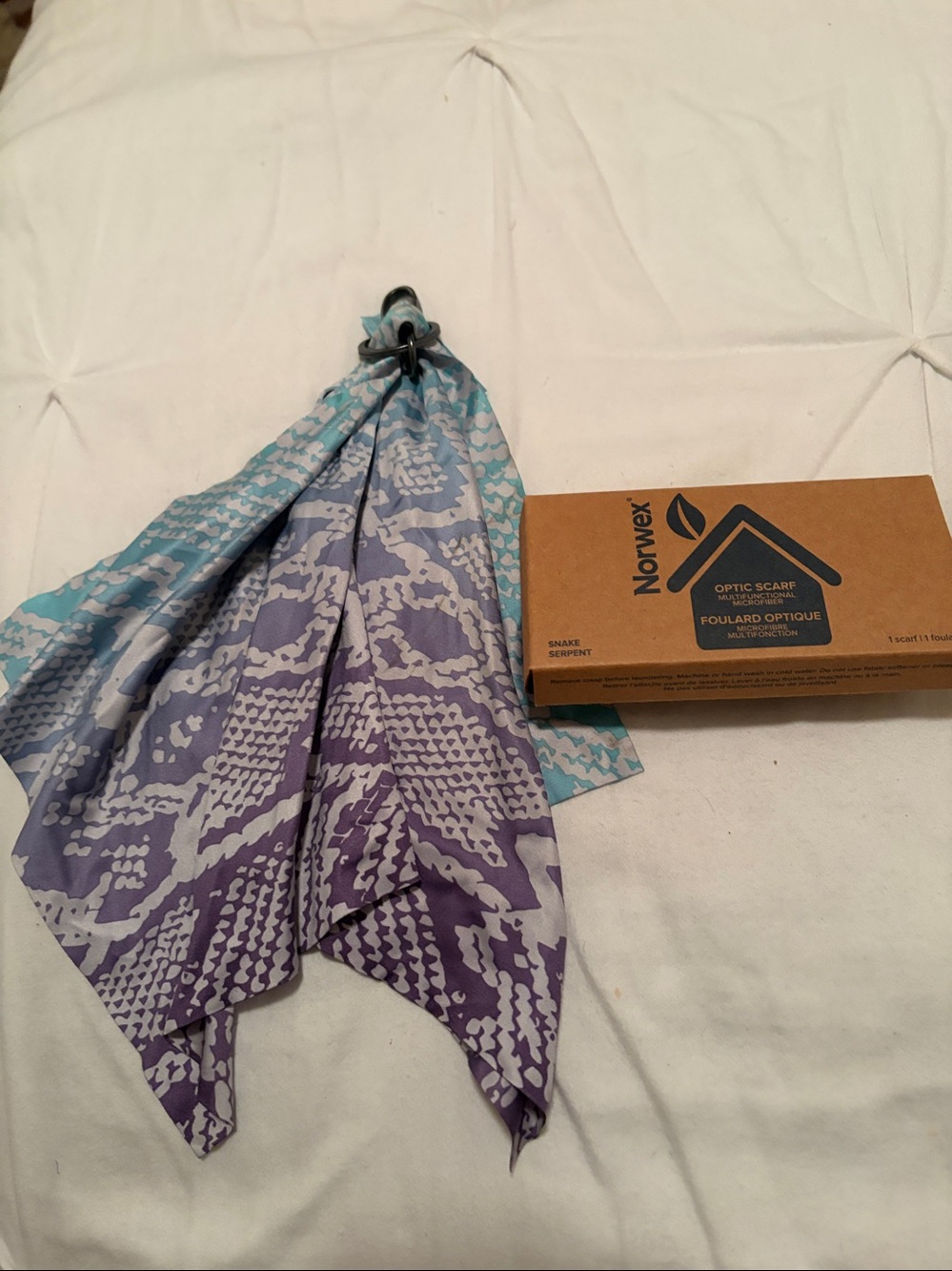 Norwex Optic Scarf Blue & Purple